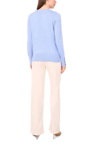 Halogenr Halogen(r) Button Cuff Crewneck Sweater