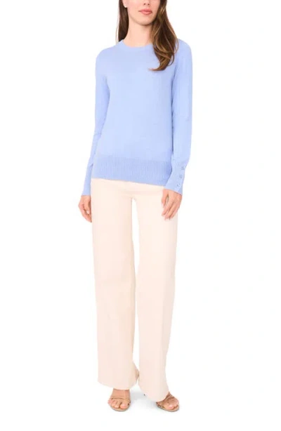 Halogenr Halogen(r) Button Cuff Crewneck Sweater