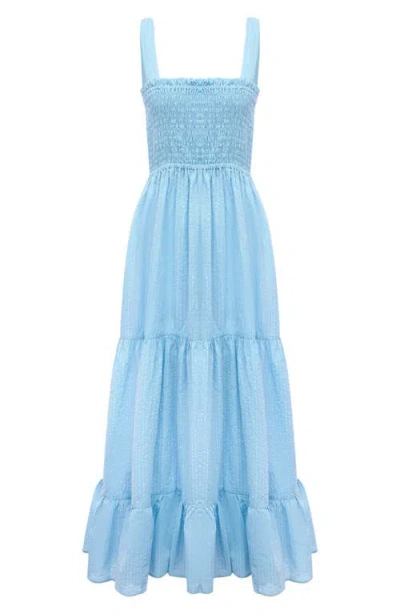 Pietro Brunelli Maternity Cotton & Linen Maternity Maxi Dress
