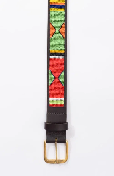 Koy Clothing Maasai Beaded Belt Mwezi