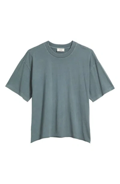 Elwood Core Oversize Crop Cotton T-shirt In Green