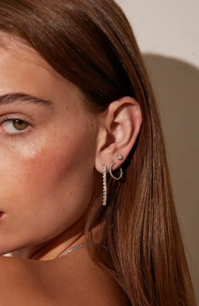 Aurate New York Lab Grown Sapphire Tennis Earrings
