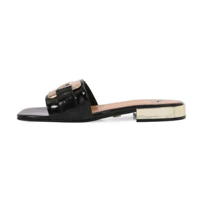 Ninety Union Hardware Metal Lock Slide With Metallic Heel