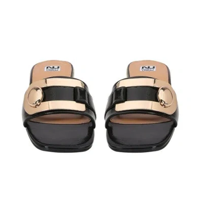 Ninety Union Hardware Metal Lock Slide With Metallic Heel