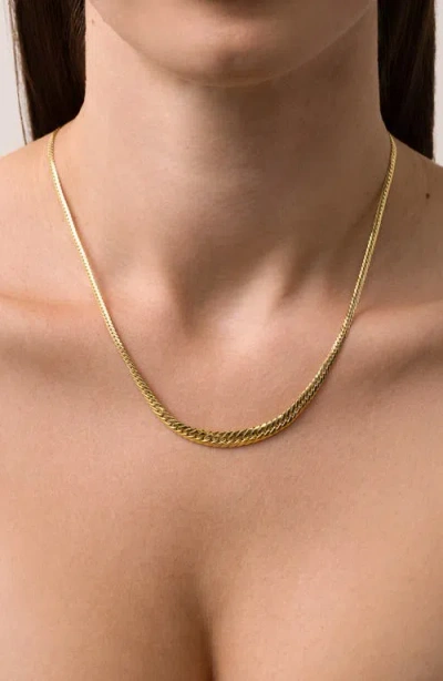 Bony Levy 14k Gold Chunky Herringbone Chain Necklace