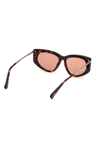 Max Mara Beth 54mm Polarized Geometric Sunglasses