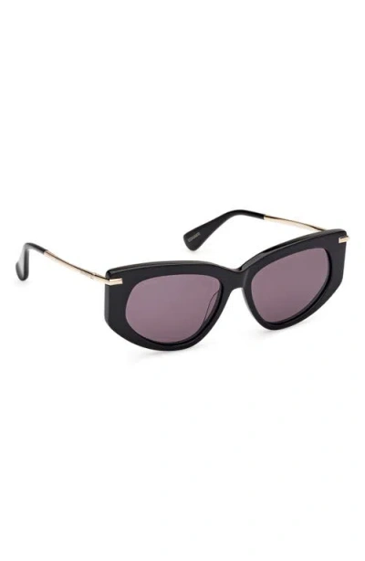 Max Mara Beth 54mm Polarized Geometric Sunglasses