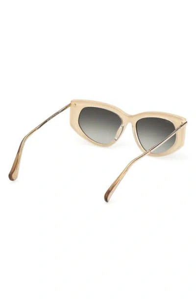 Max Mara Beth 54mm Polarized Geometric Sunglasses