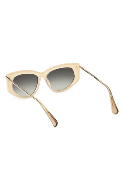 Max Mara Beth 54mm Polarized Geometric Sunglasses