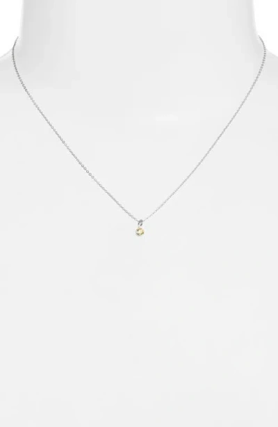 Set & Stones Birthstone Charm Pendant Necklace