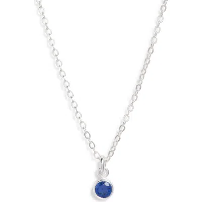 Set & Stones Birthstone Charm Pendant Necklace