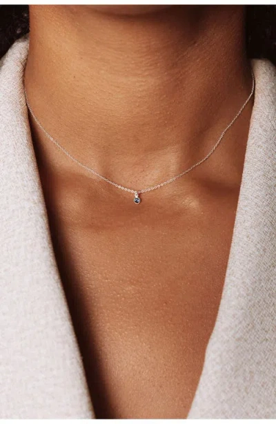 Set & Stones Birthstone Charm Pendant Necklace