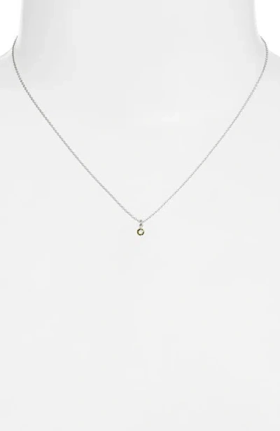 Set & Stones Birthstone Charm Pendant Necklace