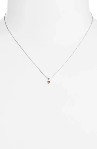 Set & Stones Birthstone Charm Pendant Necklace