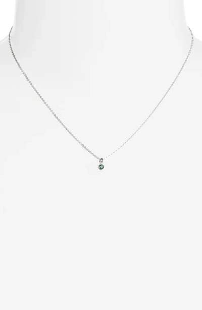 Set & Stones Birthstone Charm Pendant Necklace