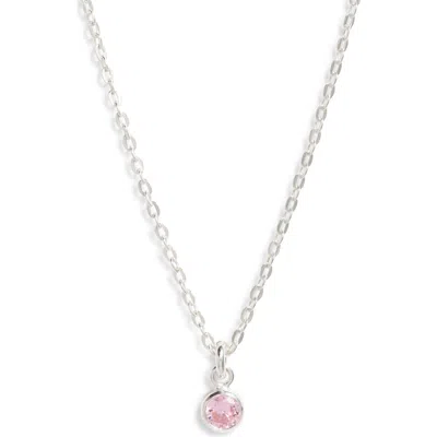 Set & Stones Birthstone Charm Pendant Necklace