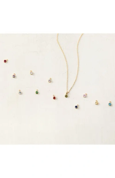 Set & Stones Birthstone Charm Pendant Necklace