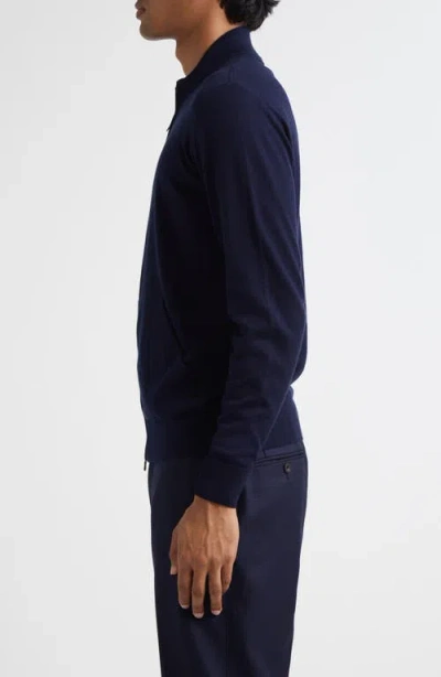 Thom Sweeney Cotton & Cashmere Bomber Jacket