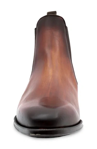 Mezlan Cervantes Plain Toe Chelsea Boot In Brown