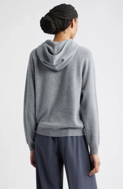 Nordstrom Cashmere Sweater Hoodie In Gray