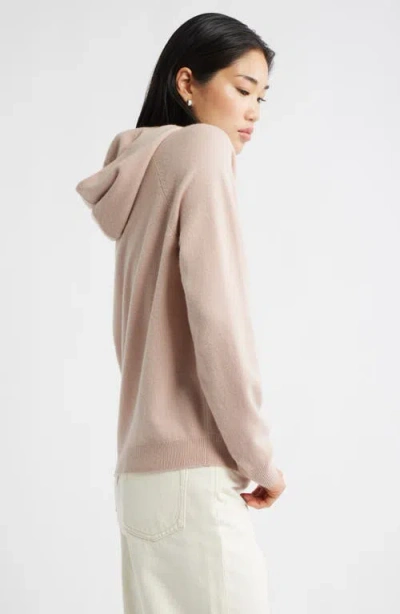 Nordstrom Cashmere Sweater Hoodie In White
