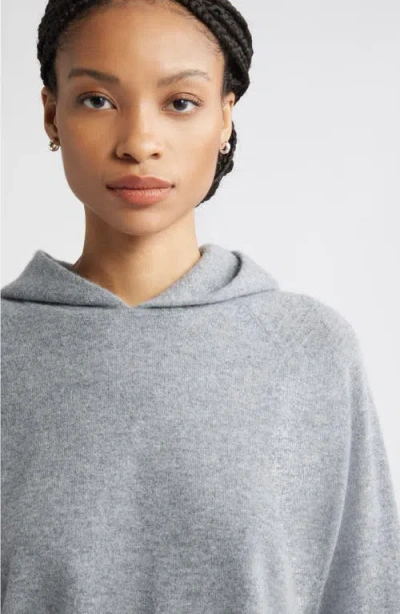 Nordstrom Cashmere Sweater Hoodie In Gray