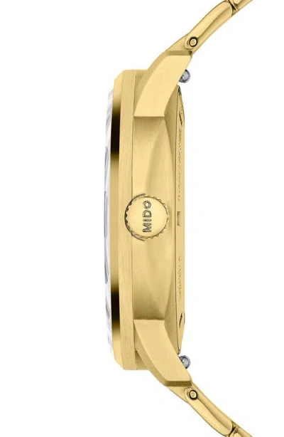 Mido Commander Lady Black Dial Automatic Bracelet Watch, 35mm