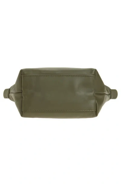 Longchamp Le Pilage Xtra Green Handbag With Adjustable And Removable Shoulder Strap And Embossed Logo On The F