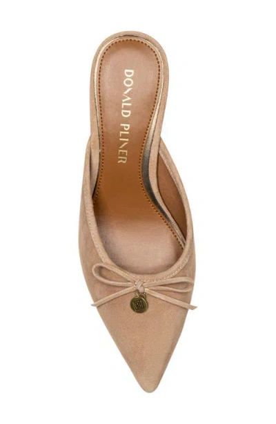 Donald Pliner Soel Kitten Heel Mule In Brown