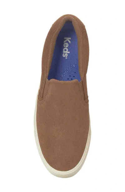 Keds Wide Width Pursuit Slipon Sneaker In Brown