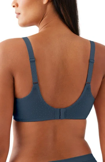 Wacoal Back Appeal Smoothing Underwire Bra In Blue