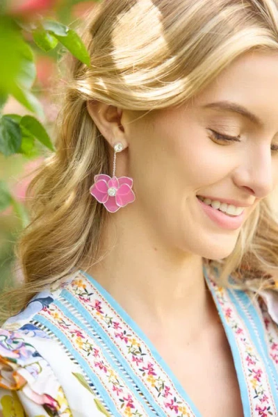 Alex And Ani New York Botanical Garden® Orchid Statement Earrings