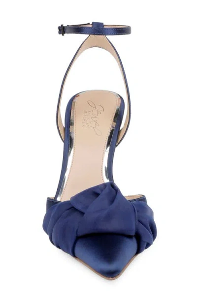 Jewel Badgley Mischka Women's Federica Evening Knot Pumps In Blue