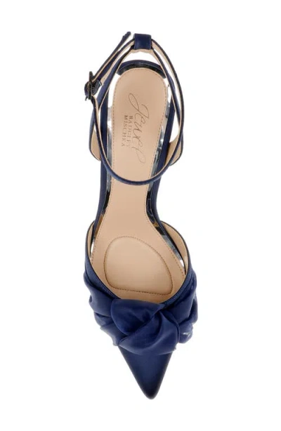 Jewel Badgley Mischka Women's Federica Evening Knot Pumps In Blue