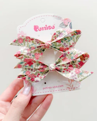 Puttisu 2pc Bow Clip Set