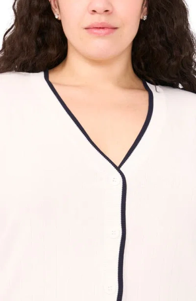 Halogenr Halogen(r) Tipped V-neck Cardigan