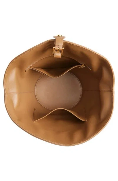 Dolce & Gabbana Brown Shoulder Bag With Two Top Handles And Buckle Closure On The Front In Brown