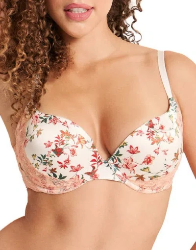 Adore Me Haley Push Up Plunge Bra In Multi