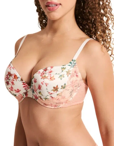 Adore Me Haley Push Up Plunge Bra In Multi