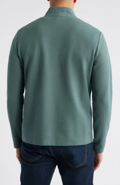 Robert Barakett Karuna Half Zip Pullover In Green