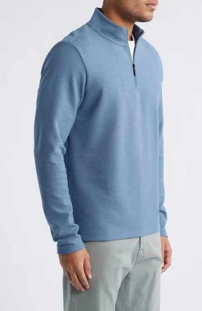 Robert Barakett Karuna Half Zip Pullover In Blue