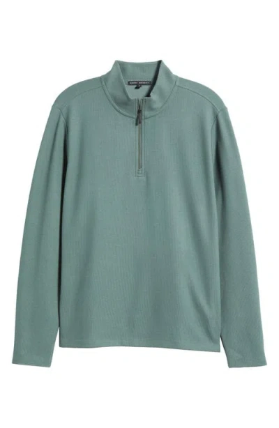 Robert Barakett Karuna Half Zip Pullover In Green