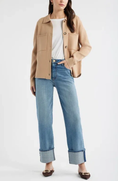 Caslonr Caslon(r) Sweater Shirt Jacket