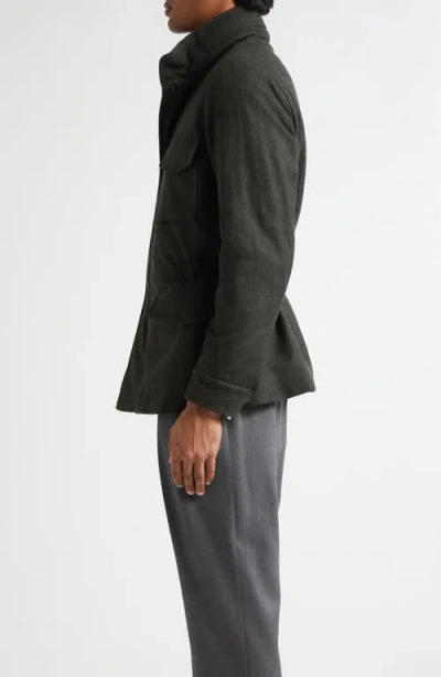 Boglioli Man Jacket Dark Green Size 42 Virgin Wool In Gray