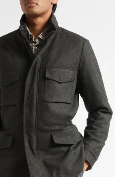 Boglioli Man Jacket Dark Green Size 42 Virgin Wool In Gray