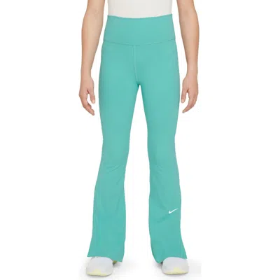 Nike Women's One Girls' Dri-fit Flared Leggings In Green
