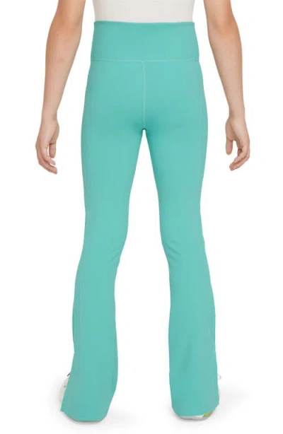 Nike Women's One Girls' Dri-fit Flared Leggings In Green