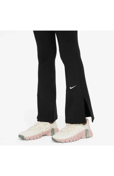 Nike Kids'  One Dri-fit Flare Leggings In Black