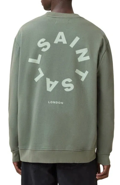 Allsaints Tierra Crewneck Graphic Sweatshirt