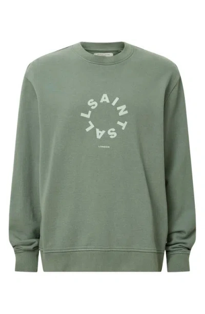 Allsaints Tierra Crewneck Graphic Sweatshirt